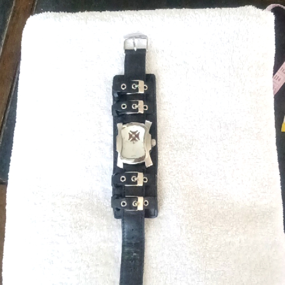 Man's biker style watch
